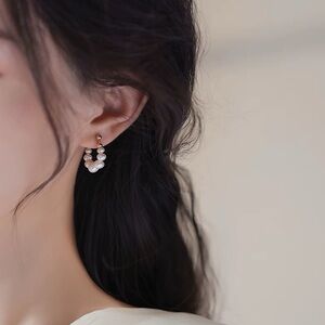Pearl Hoop Earring